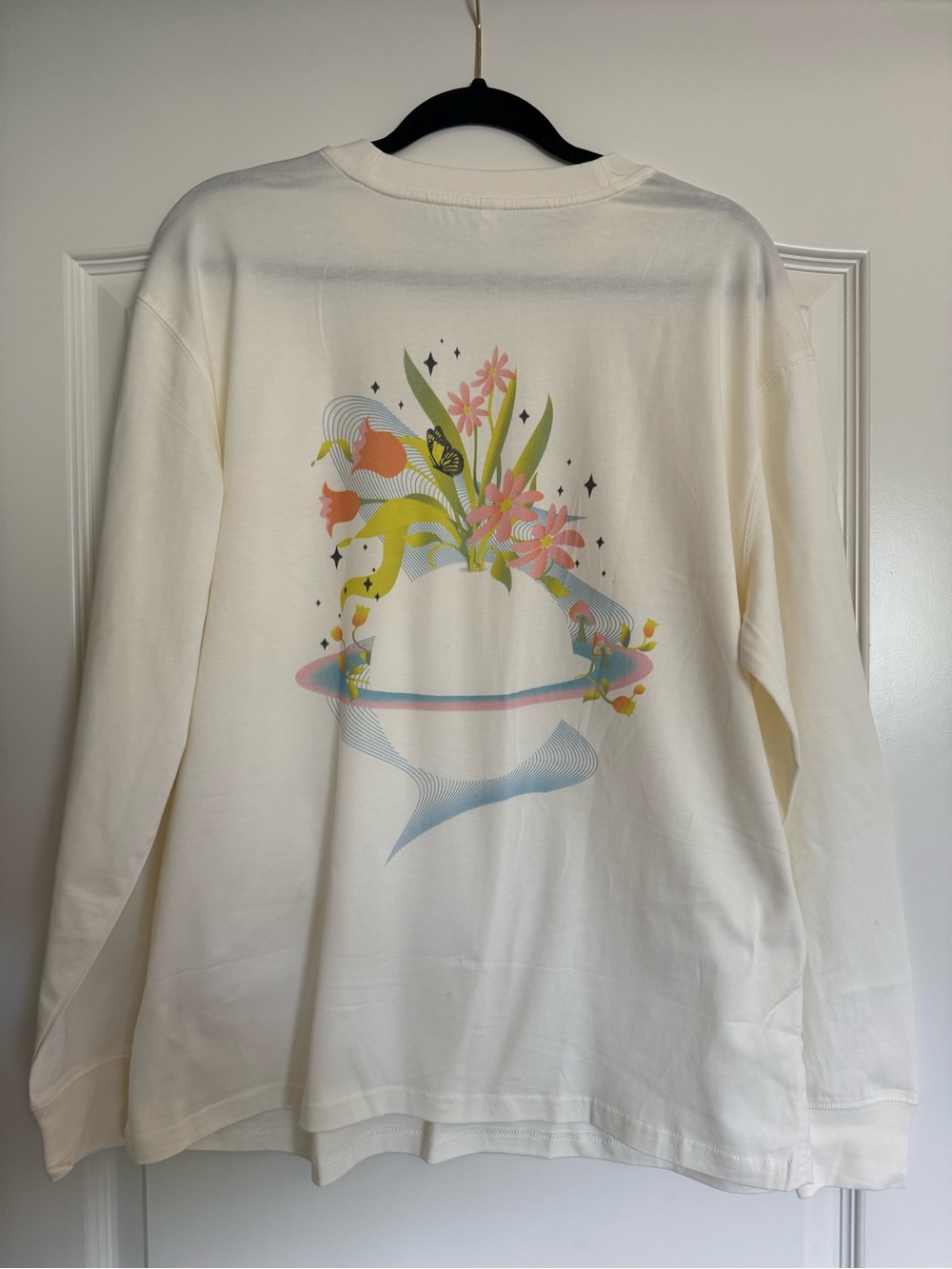 NWT Fabletics Long Sleeve Boyfriend Tee Sz M